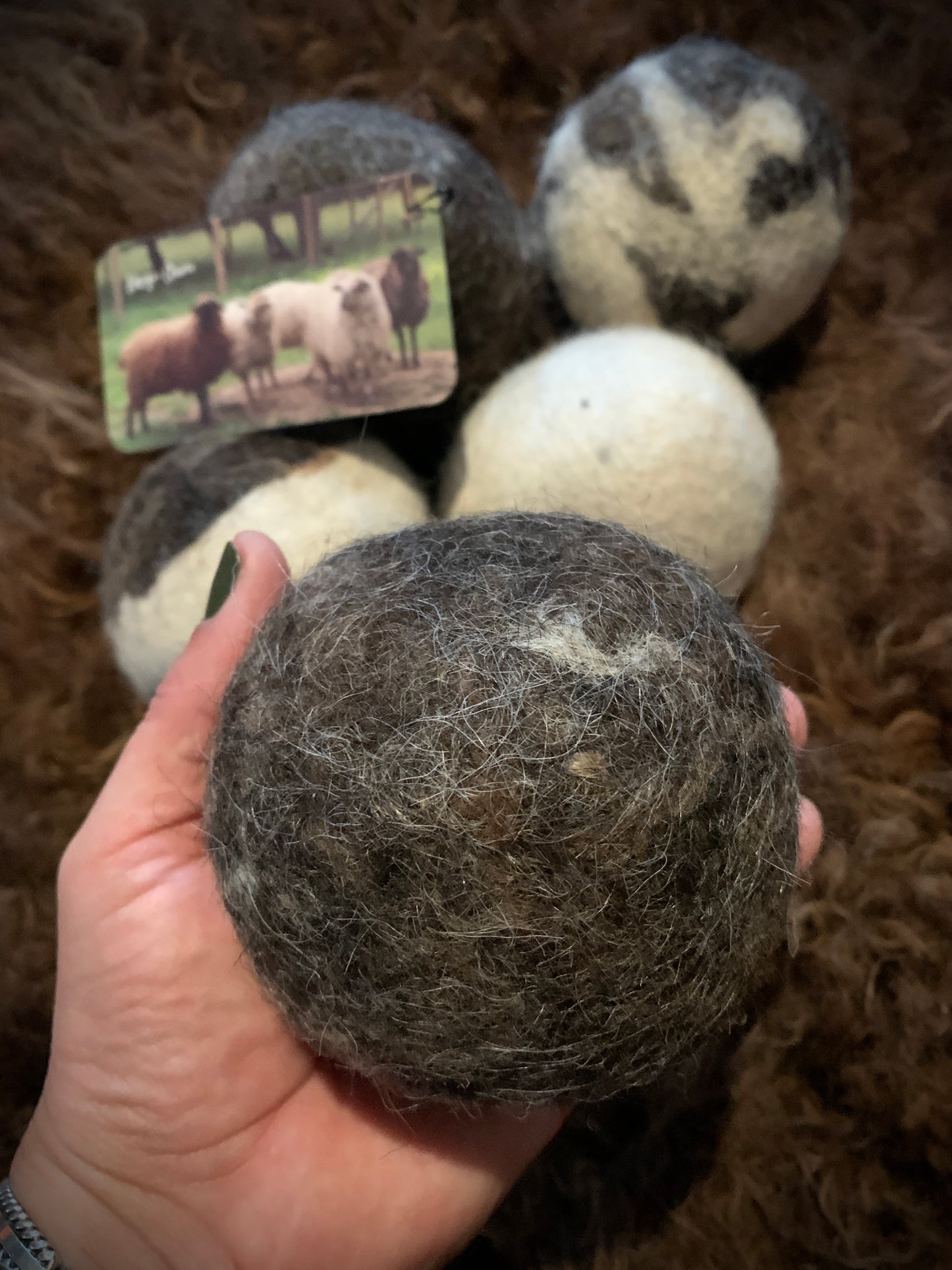 Navajo-Churro Wool Dryer Ball